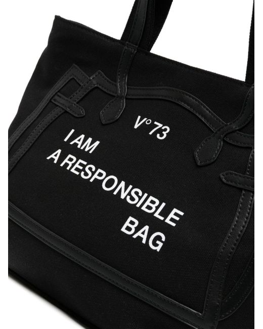 Sac porté épaule Responsible V73 en coloris Black