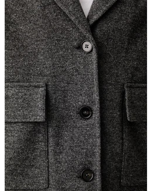 Marc O' Polo Black Button-Up Flap-Pocket Jacket