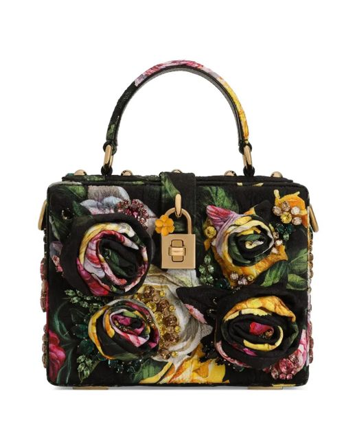 Borsa A Mano Dolce Box di Dolce & Gabbana in Black