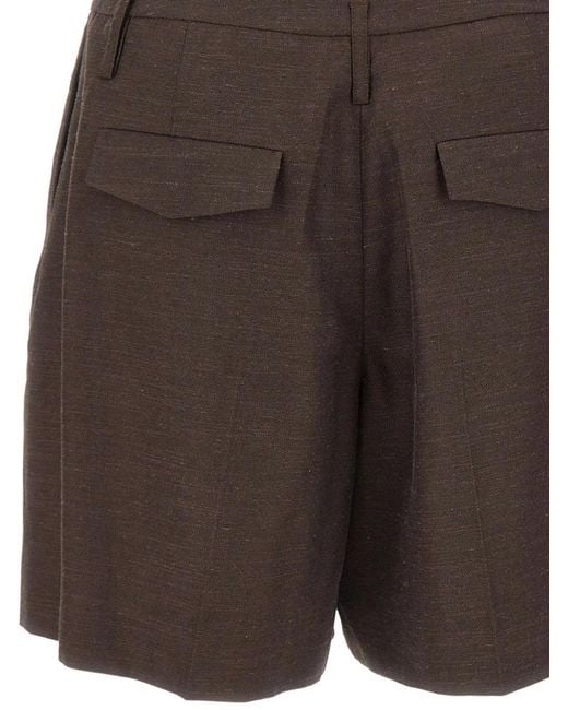 Herskind Villy Getailleerde Shorts in het Brown