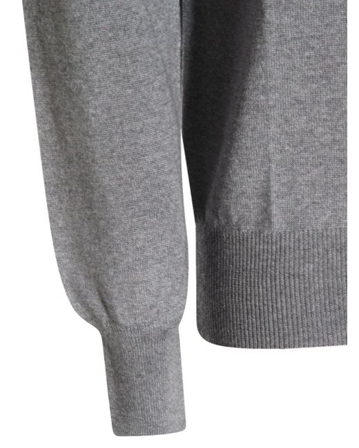 メンズ Altea タートルネック カシミアセーター Gray