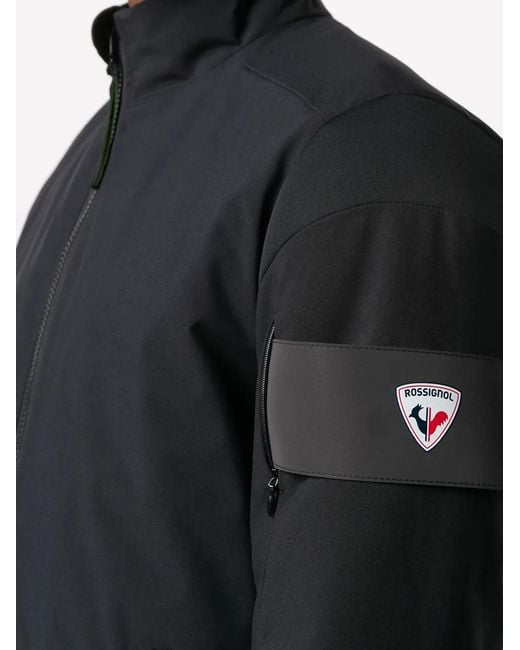 Rossignol Black Maxence Logo Patch Track Jacket for men