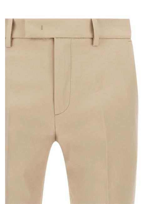 Department 5 Natural Pressed Turn-Up Trousers for men