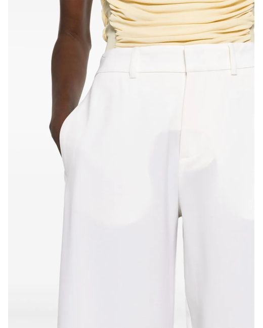 Pantalones rectos Lille P.A.R.O.S.H. de color White