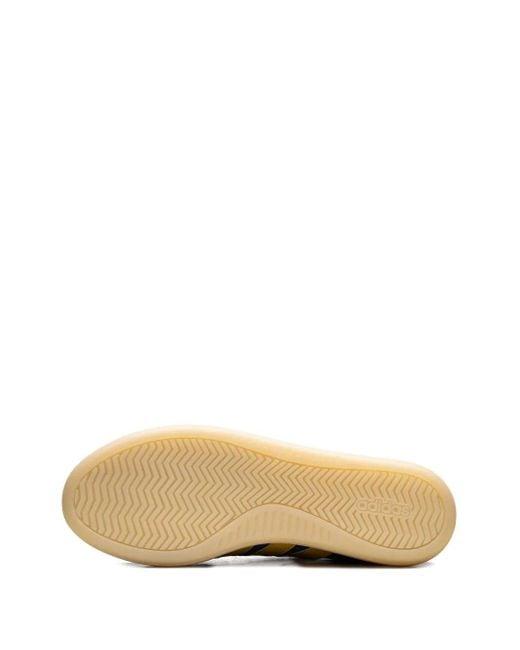Adidas Blue Barreda Decode 3-Stripes Suede Sneakers for men