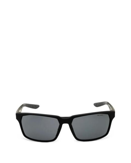Nike Black Maverick Geometric-Frame Sunglasses for men