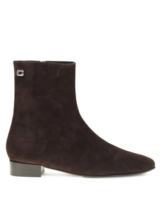 Bottes En Daim À Détails De Zips CAREL PARIS en coloris Brown