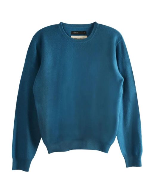 Frenckenberger Round-neck Sweater Blue
