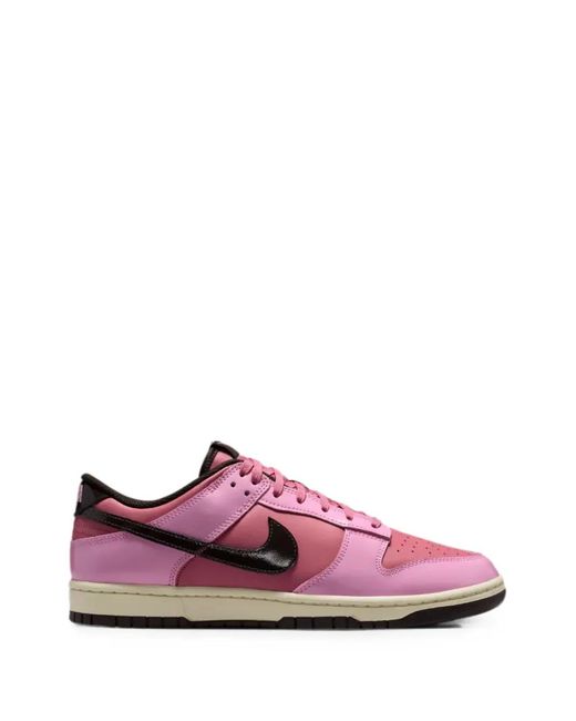 Nike Pink Dunk Low Retro Sneakers for men