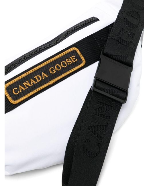 Riñonera con aplique del logo Canada Goose de hombre de color Gray
