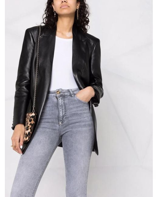 Philipp Plein Multicolor Skinny Cropped Faded Jeans