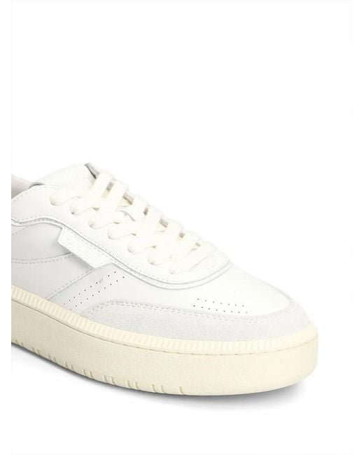 NPPN White Panelled Sneakers for men