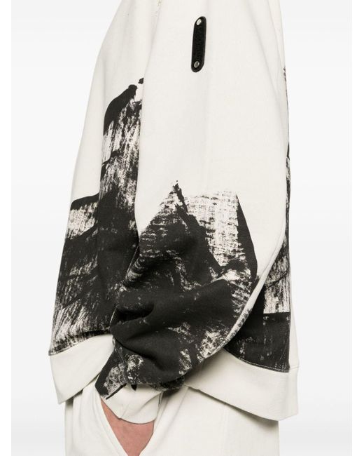 A_COLD_WALL* Katoenen Sweater Met Print in het Natural voor heren