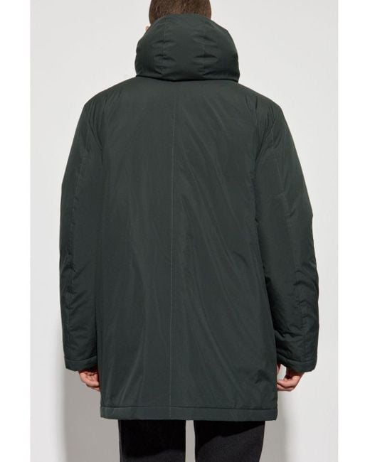 Paul Smith Green Concealed-Fastening Raincoat for men