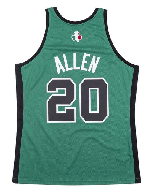 Jersey Celtics 2007 Ray Allen Mitchell & Ness de hombre de color Green