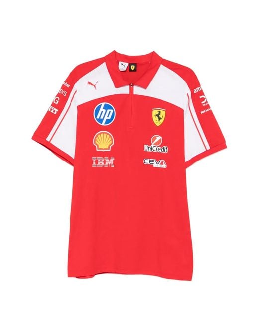 PUMA Red Sf Replica Polo