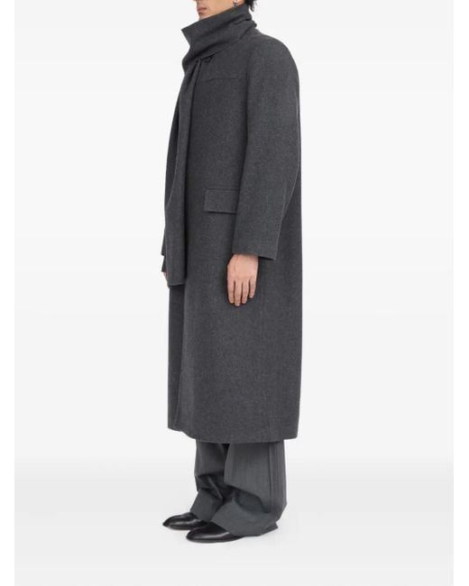 MM6 by Maison Margiela Gray Mm6 Coat for men