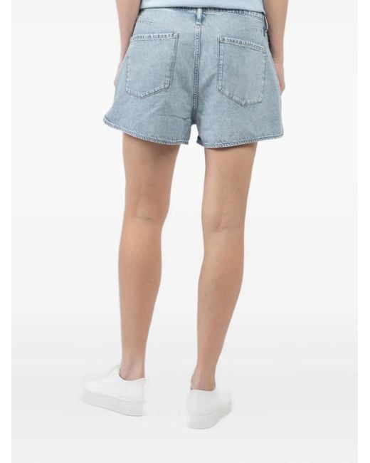 Short En Jean À Taille Haute Rag & Bone en coloris Blue