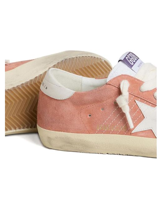Golden Goose Deluxe Brand Pink Super-Star Sneakers