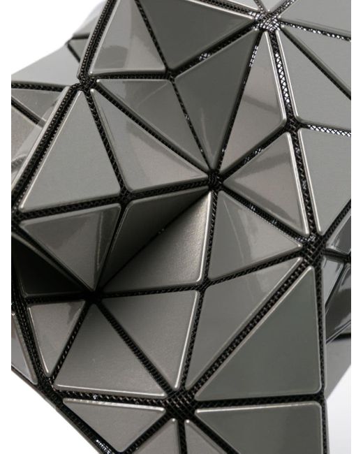 Bao Bao Issey Miyake Gray Handtasche mit geometrischen Einsätzen