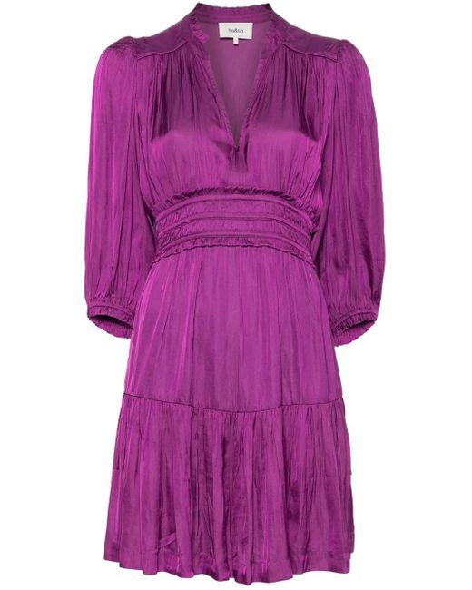 Ba&sh Cyrilia Mini-Jurk in het Purple