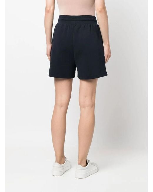 Woolrich Blue Drawstring Track Shorts