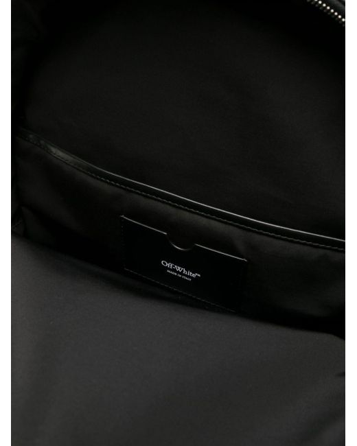 Off-White c/o Virgil Abloh Black Embroidered-logo Backpack for men