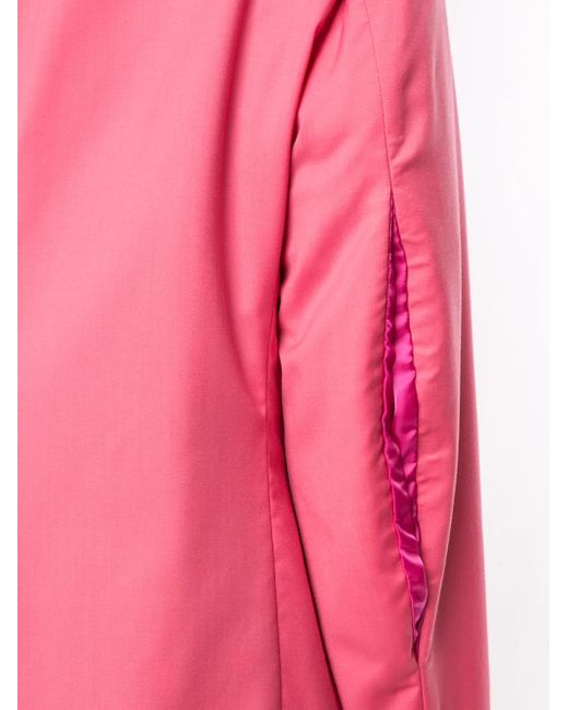 Comme des Garçons Pink Single-Breasted Fitted Blazer for men