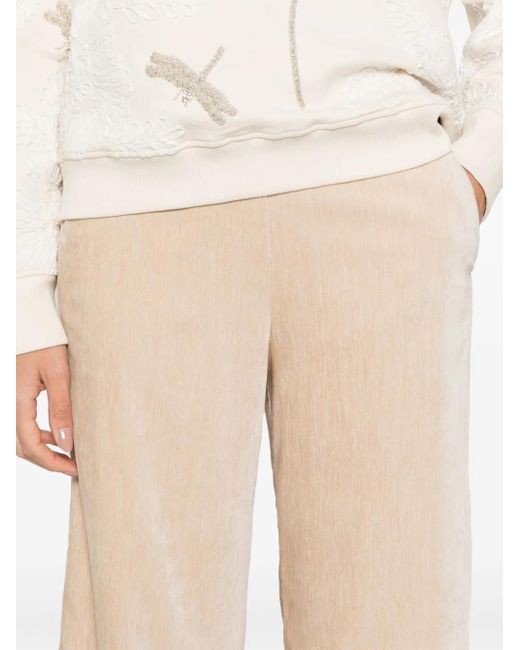 Forte_forte Natural Wide-Leg Trousers With High Waist