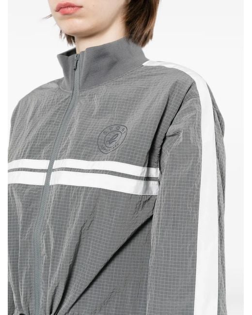 SPORT b. by agnès b. Gray Ribstop Zip Track Dress