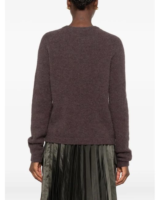 Base London Brown Round-Neck Sweater