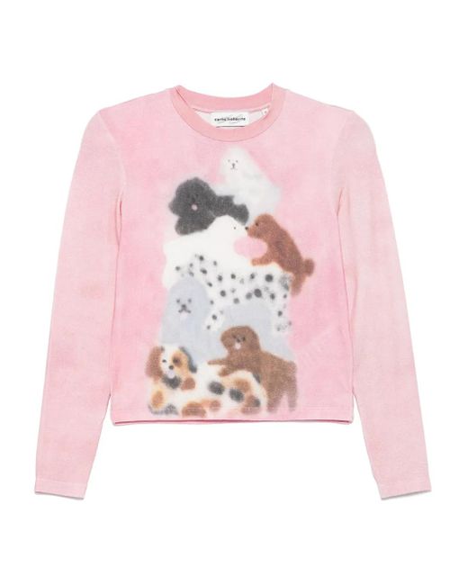 Carne Bollente Doggy Decadence T-Shirt in Pink for Men | Lyst