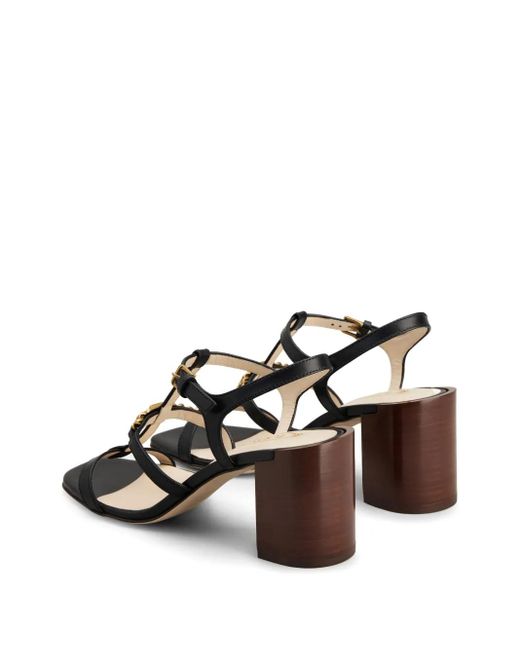Tod's Black Sandals