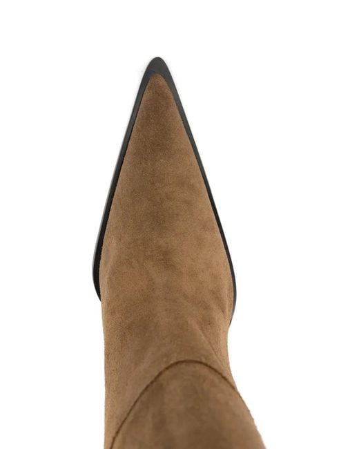 Coperni Brown Stiefel Mit Spitzer Kappe