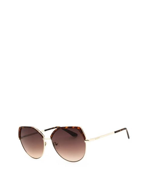 Guess Brown Cat-Eye Tortoiseshell-Effect Sunglasses