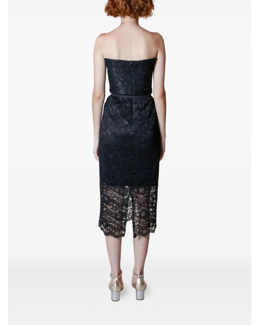 Lethicia Bronstein Black Daiquiri Midi Dress