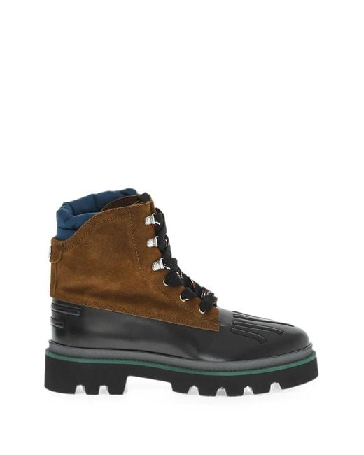 DSquared² Brown Urban Hiking Ankle Boots for men