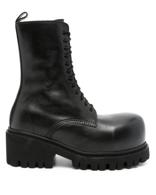Botas Stomper Balenciaga de hombre de color Black