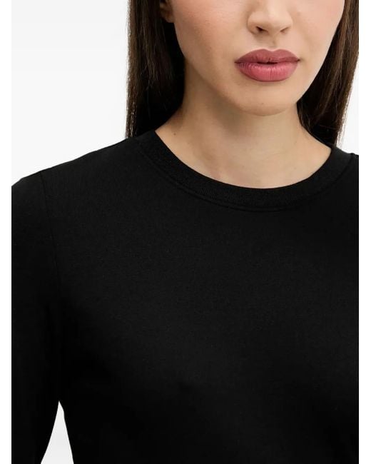 Karl Lagerfeld Black Minikleid mit Logo-Bund