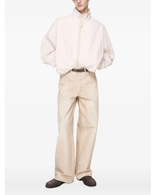 Acne Natural Puff-Sleeve Zip-Up Jacket for men