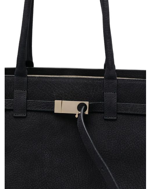 Benedetta Bruzziches Black Large Mame Top-Handle Tote Bag