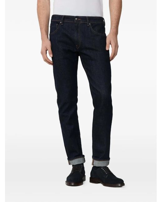 Hackett Blue Slim-Fit Rinse-Wash Jeans for men