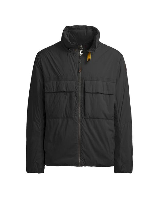 Parajumpers Black Aoino Zip-Up Jacket for men