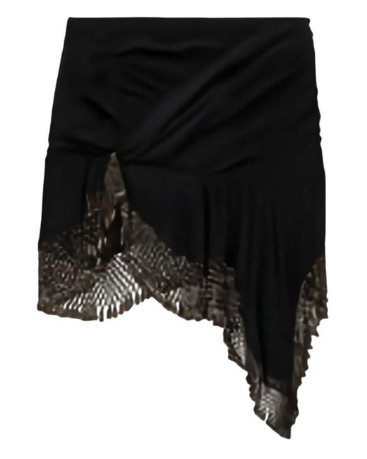 Gonna Con Ruches di Isabel Marant in Black