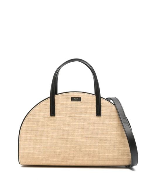A.P.C. Natural Demi-Lune Tote Bag