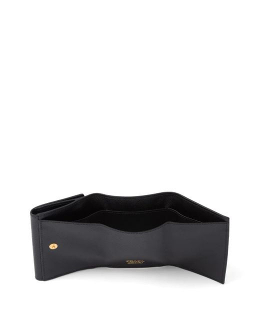 Prada Black Kleine Saffiano-Geldbörse