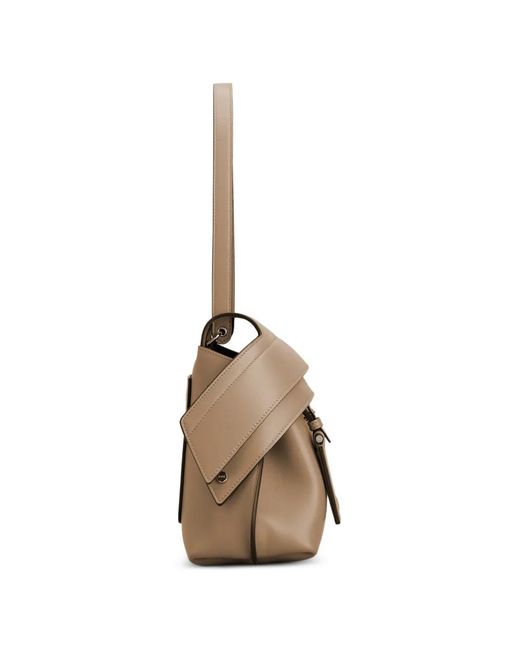 Tod's Natural Wave Small Leather Shoulder Bag