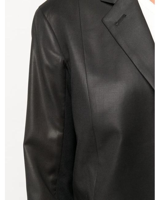 NELLS NELSON Black Matte-Finish Blazer