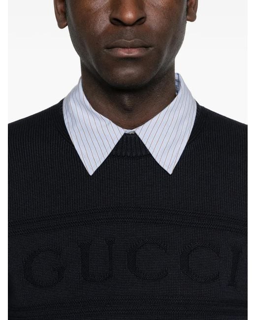 Jersey Con Logo Gucci de hombre de color Black