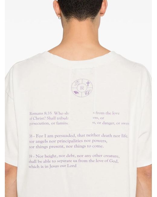 Enfants Riches Deprimes White Graphic Print T-Shirt for men